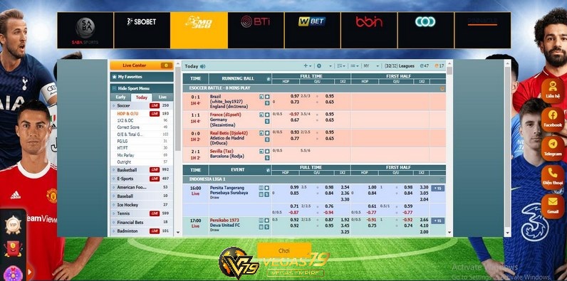 Kèo Nhà Cái cung cấp nhiều tỷ lệ trộn hấp thụ